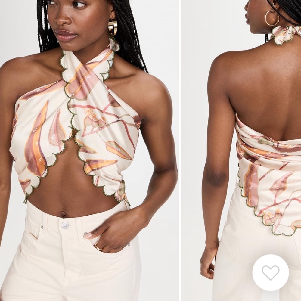 Andrea Iyamah Skalo Scarf Top